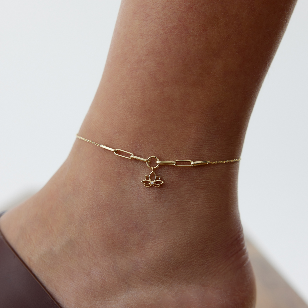 Lotus Çiçeği Halhal - 2