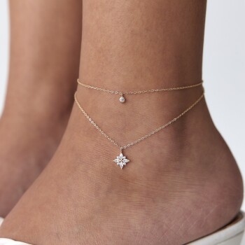 Lotus Ve Tektaşlı Halhal - Rayna (1)