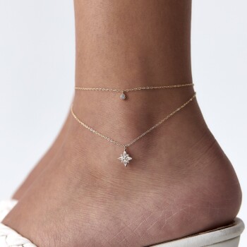 Lotus Ve Tektaşlı Halhal - 3