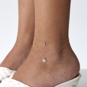 Lotus Ve Tektaşlı Halhal - 4