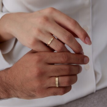 Love Mat Çift Alyans - Tülay Alyans (1)