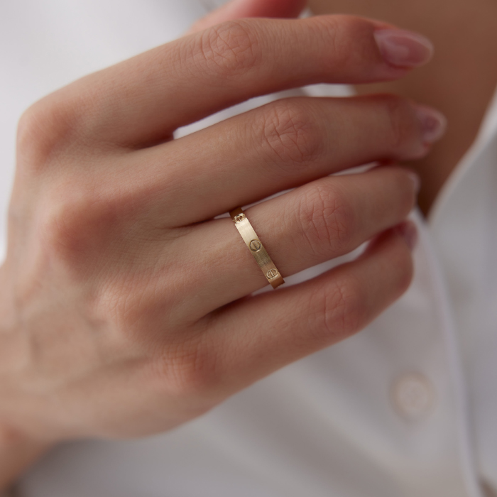 Love Mat Çift Alyans - Tülay Alyans (1)