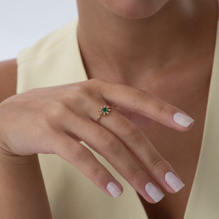 Lumis Green Yüzük - Cemart (1)