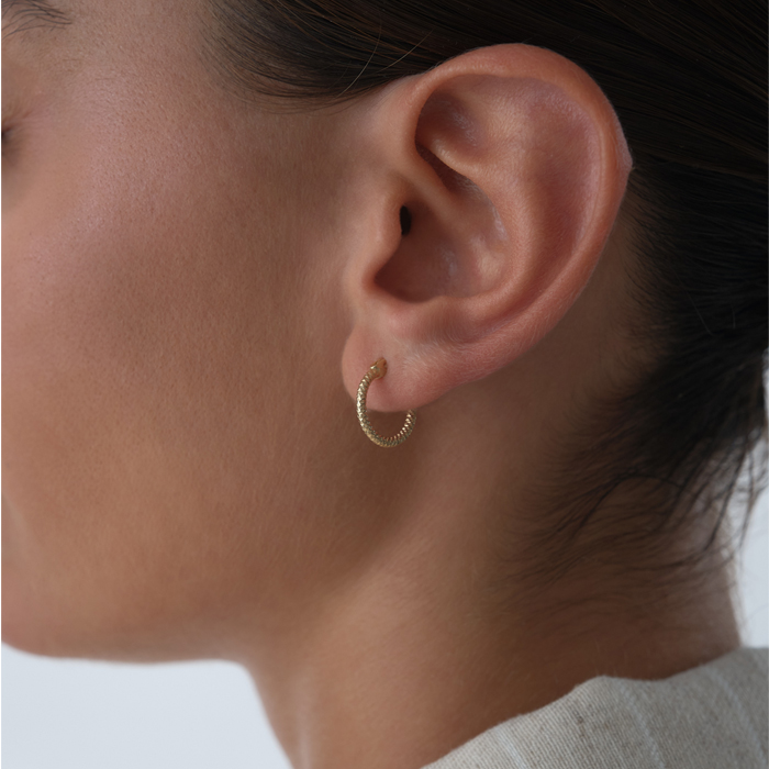 Luna Dokulu Küpe - Karacan