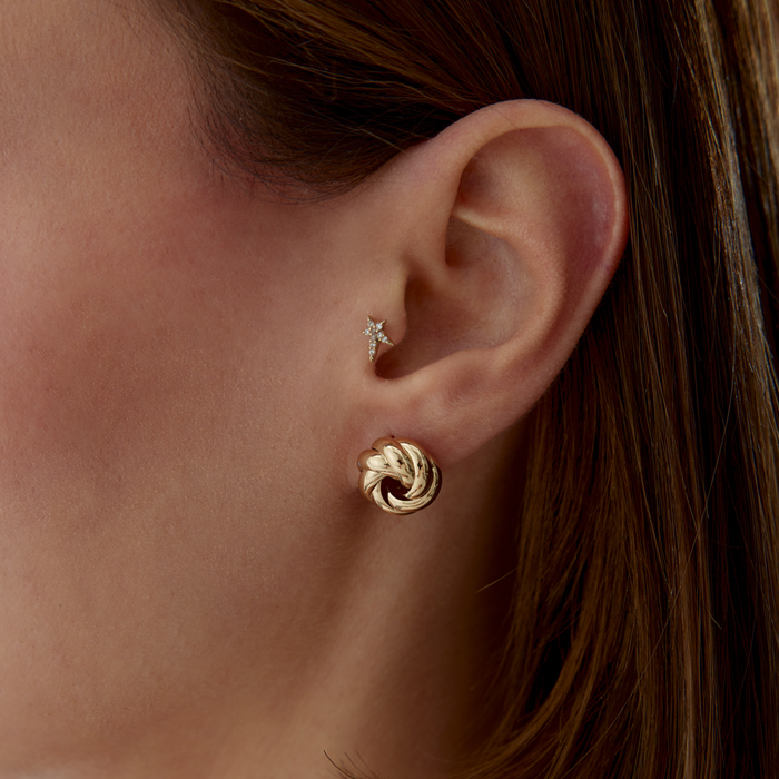 Luna Gold Küpe - Mazal (1)