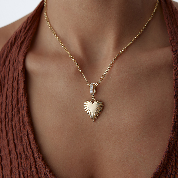 Madalyon Kalp Kolye - Reha