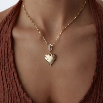 Madalyon Kalp Kolye - Reha