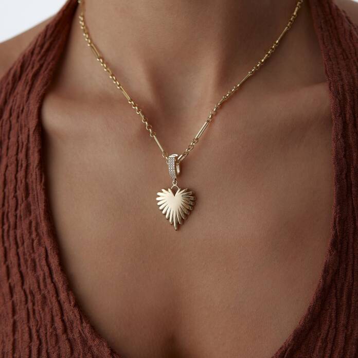 Madalyon Kalp Kolye - 1