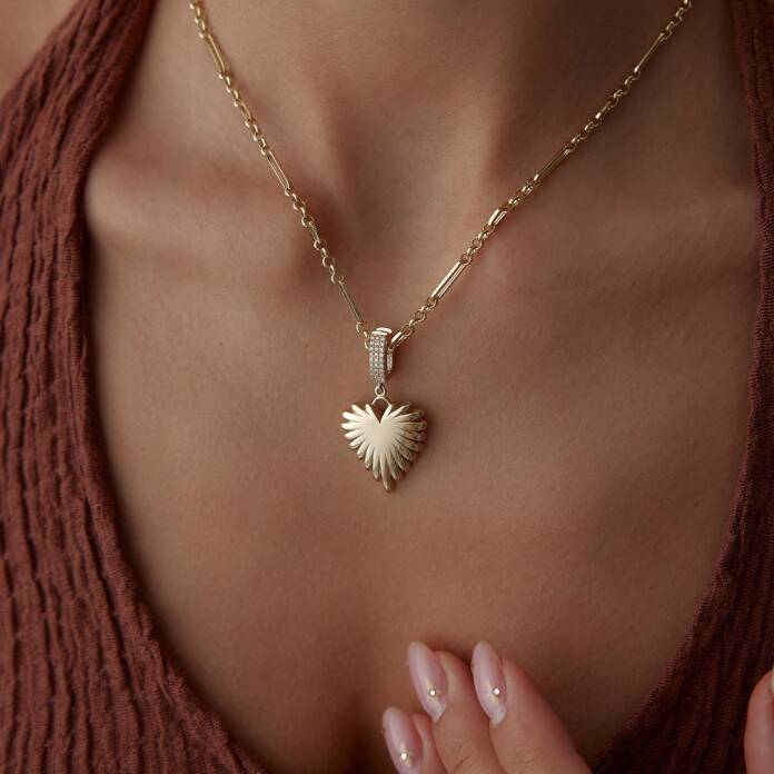 Madalyon Kalp Kolye - 2