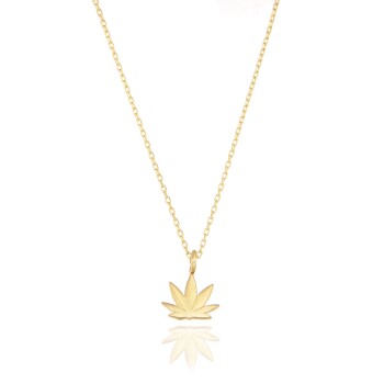 Marihuana Yaprak Kolye - 3