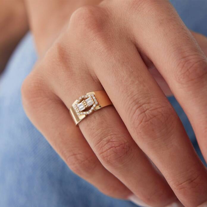 Markiz Baget Şovalye Yüzük - 1