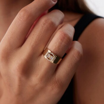 Markiz Baget Şovalye Yüzük - 3