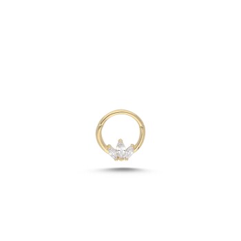 Markiz Lotus Çiçeği Helix Piercing - Alen