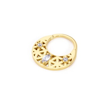 Markiz Taşlı Helix Piercing - Alen