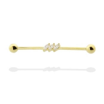 Markiz Taşlı Köprü Piercing - Dianora