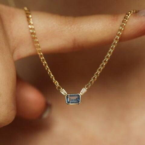 Mary Renkli Taşlı Kolye - 3