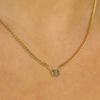 Mary Renkli Taşlı Kolye - 4