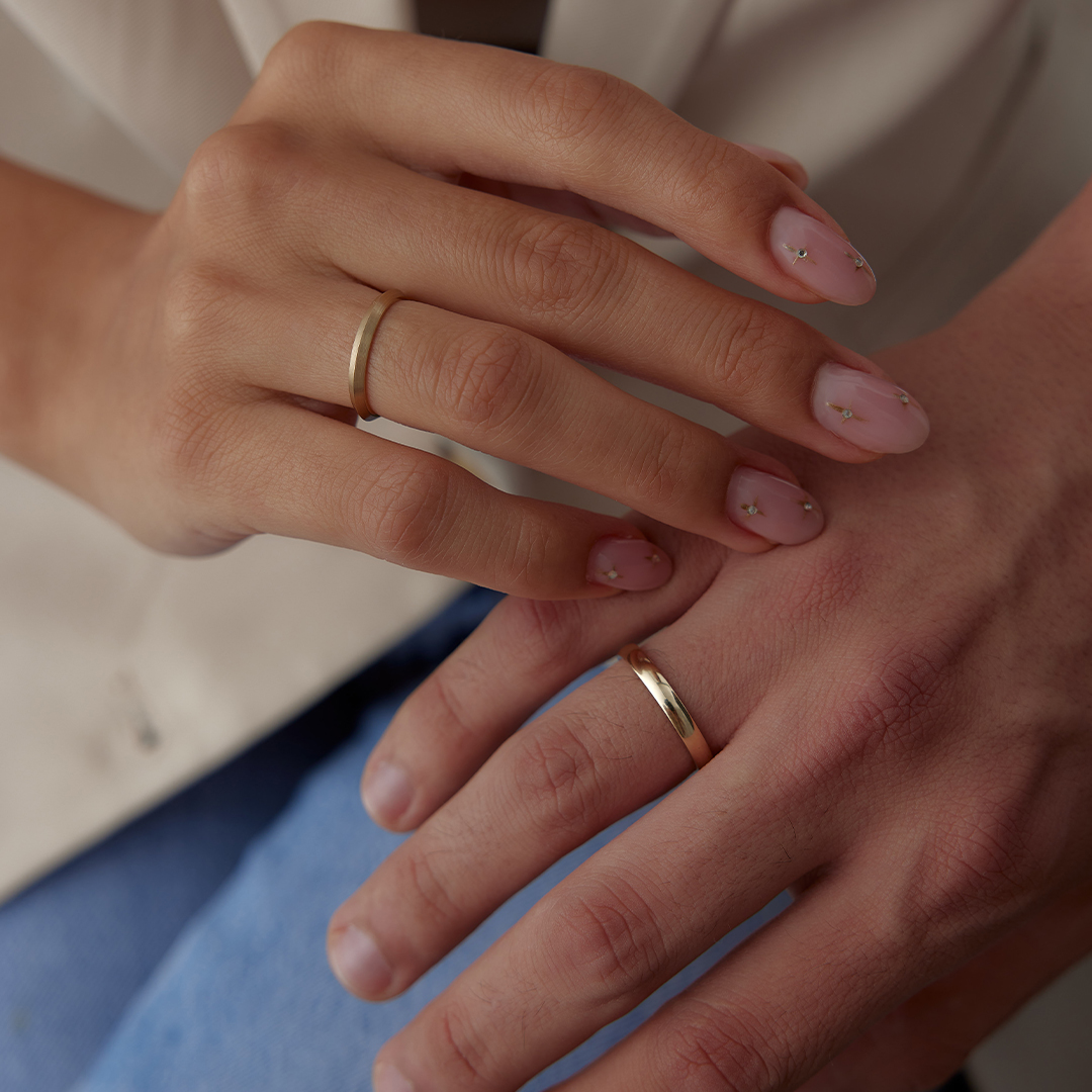 Mat Roof Çift Alyans - 1