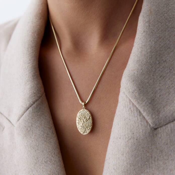 Mat Vintage Kapaklı Kolye - 2