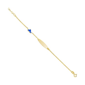 Mavi Araba Forse Zincir Çocuk Künyesi - Melike