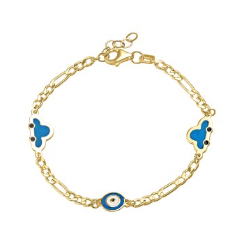 Mavi Arabalı Çocuk Bilekliği - Melike