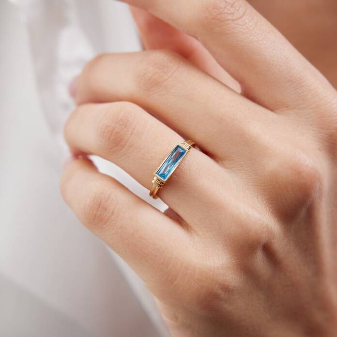 Mavi Baget Yüzük - 1