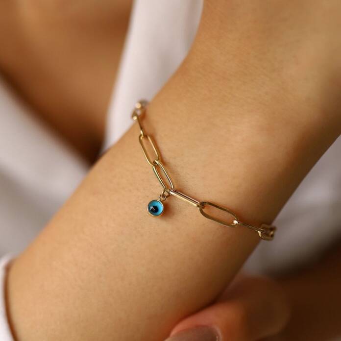 Mavi Gözl Ataç Bileklik - 1