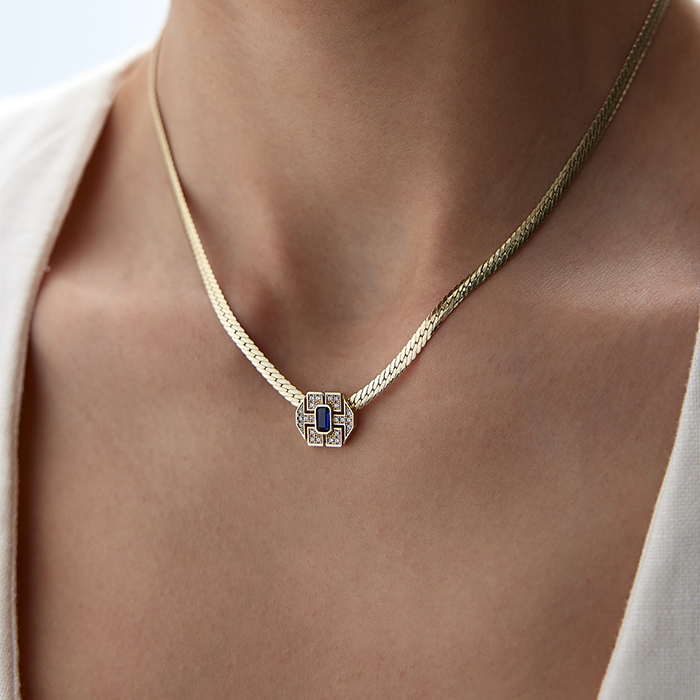 Mavi Hera Kolye - Rayna