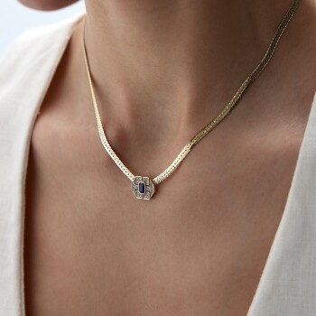 Mavi Hera Kolye - Rayna (1)