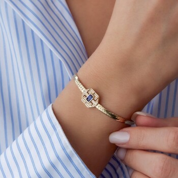 Mavi Hera Snake Bileklik - Rayna