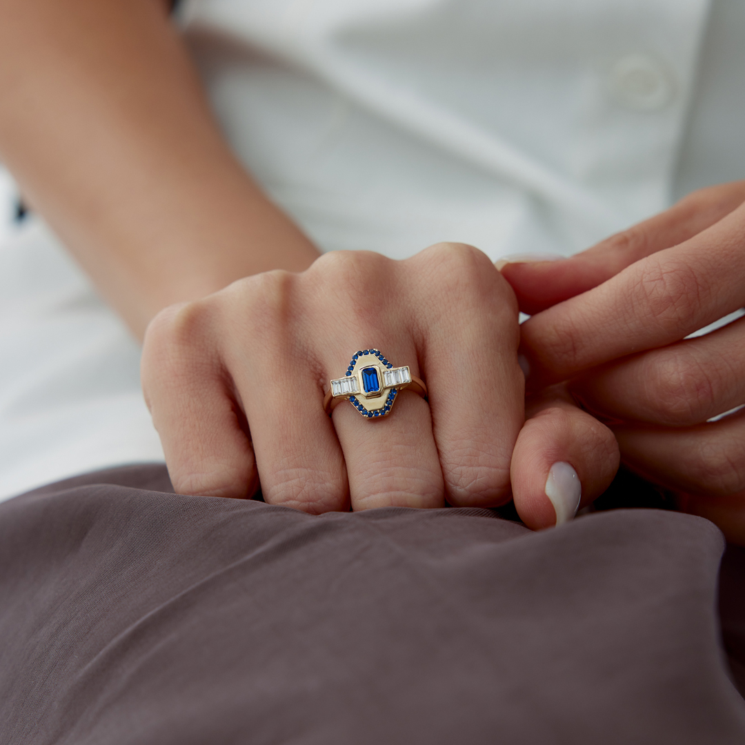 Mavi Liora Yüzük - 2