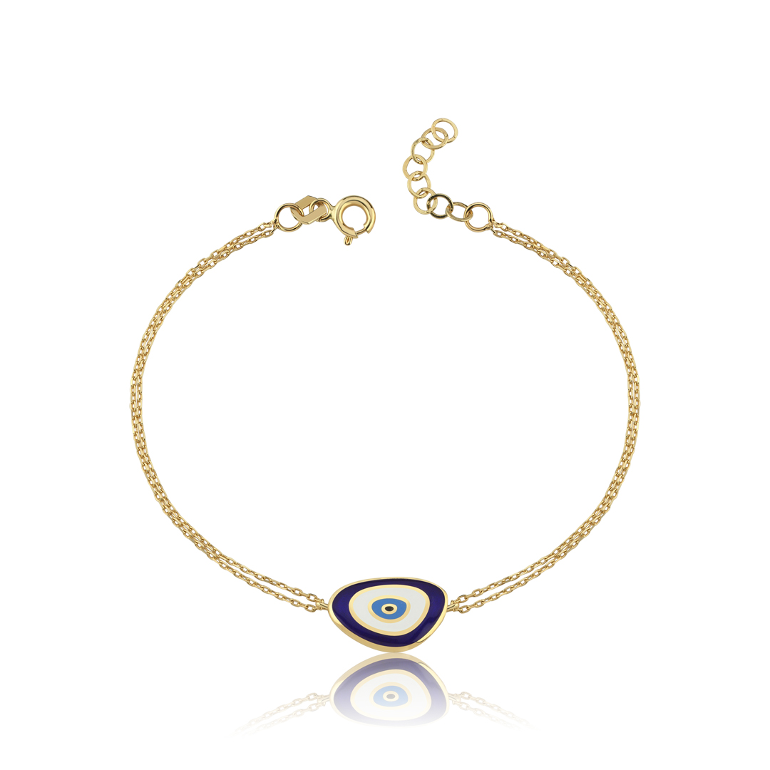 Mavi Mineli Eye Bileklik - 3