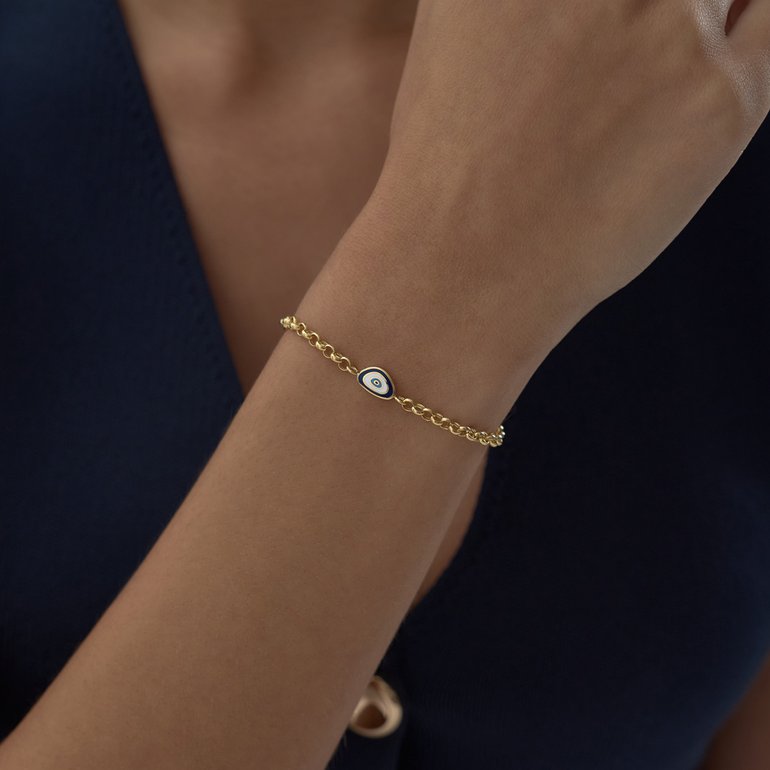 Mavi Mineli Mavi Eye Doç Bileklik - 2