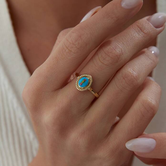 Mavi Payon Yüzük - 1