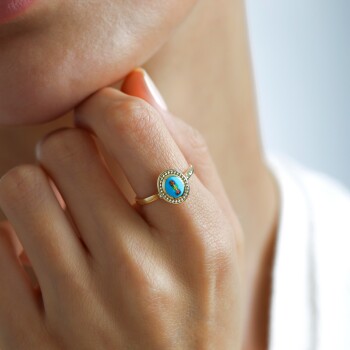 Mavi Payon Yüzük - 3