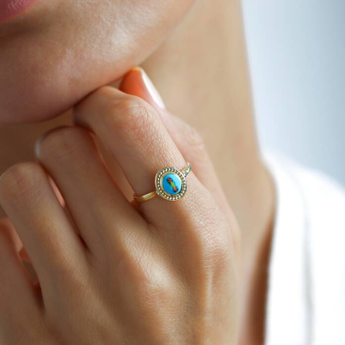 Mavi Payon Yüzük - 3