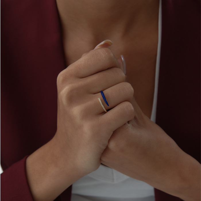 Mavi Ufuk Taşlı Yüzük - MİST (1)