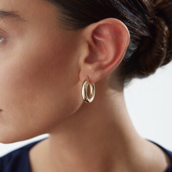 Medium 5mm Bombe Halka Küpe - Tuana (1)