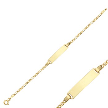 Medium Figaro Zincir Bebek Künyesi - Özçelik