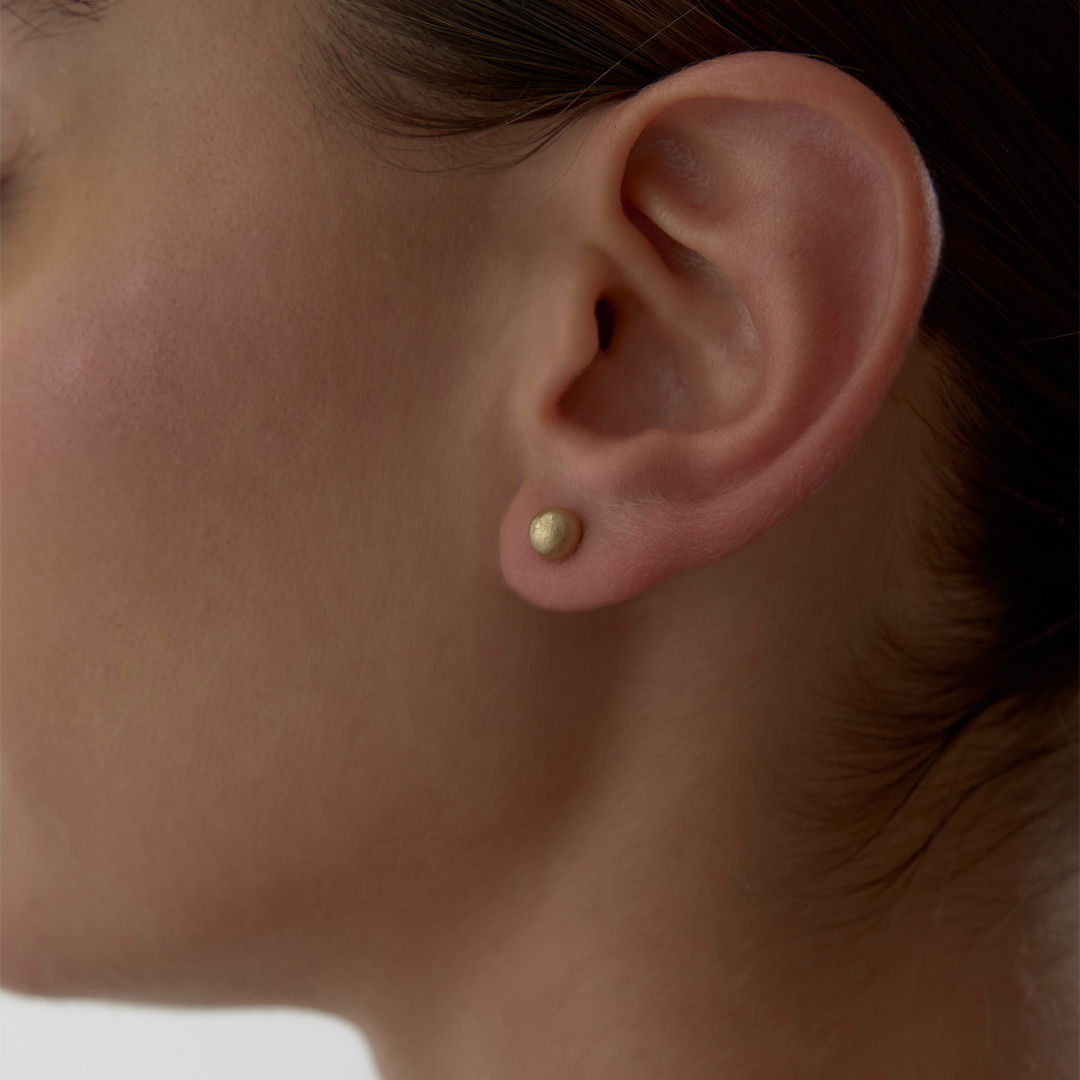 Medium Gleam Dot Küpe - 2