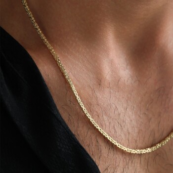 Medium Kral Erkek Zincir - Taç (1)