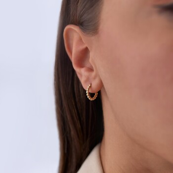 Medium Tamtur Ball Küpe - CNR