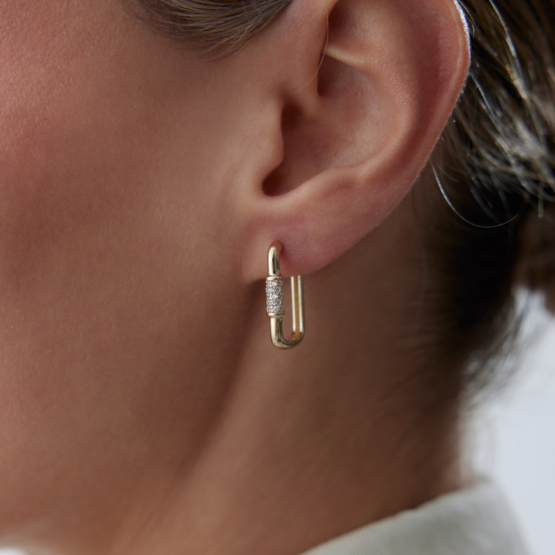 Medium Trace Ataç Küpe - 1