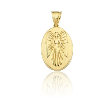 Melek Oval Kapaklı Kolye Ucu - Koçak