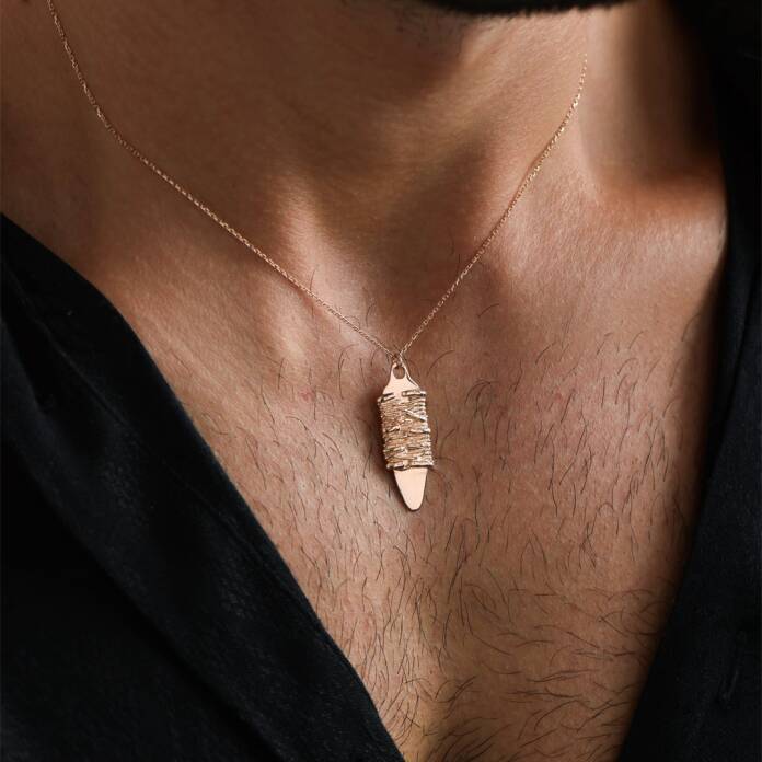 Mermi Erkek Kolye - 1