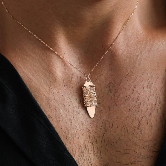 Mermi Erkek Kolye - 2