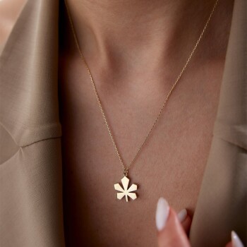 Meşe Yaprağı Kolye - Rayna (1)