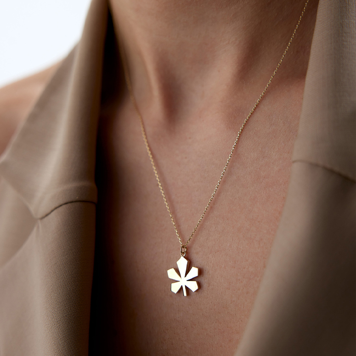 Meşe Yaprağı Kolye - Rayna