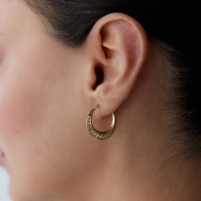 Midye Greek Küpe - Karacan