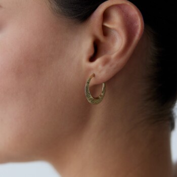 Midye Greek Küpe - Karacan (1)